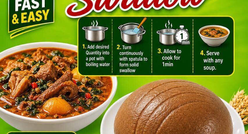 7 Reasons Whole Wheat Poundo Is Healthier Than Regular Swallow